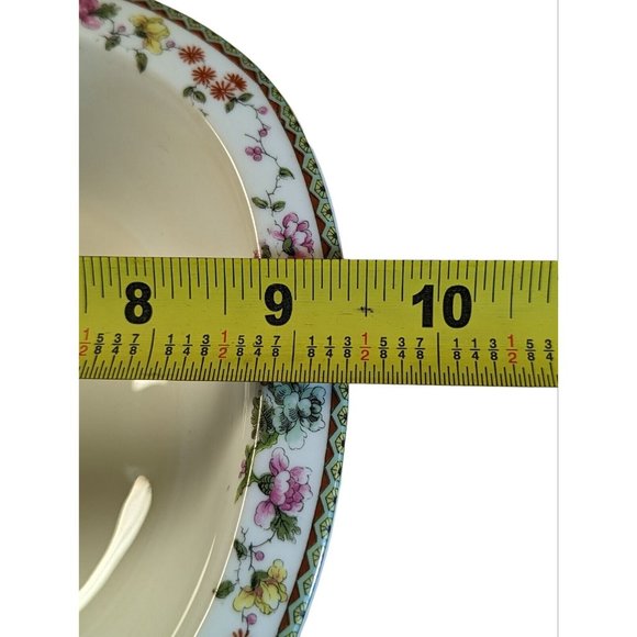 RARE HTF Limoges Tressemanes Vogt 6701 French Porcelain 9.5” Serving Veg Bowl - Picture 5 of 9